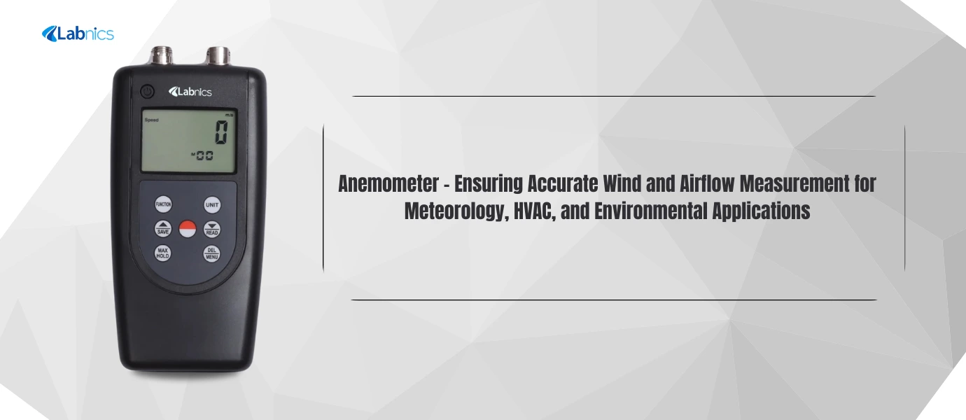 Anemometer Ensuring Accurate Wind and Airflow Measurement for Meteorology HVAC and Environmental