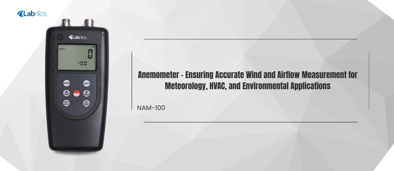 Anemometer Ensuring Accurate Wind and Airflow Measurement for Meteorology HVAC and Environmental