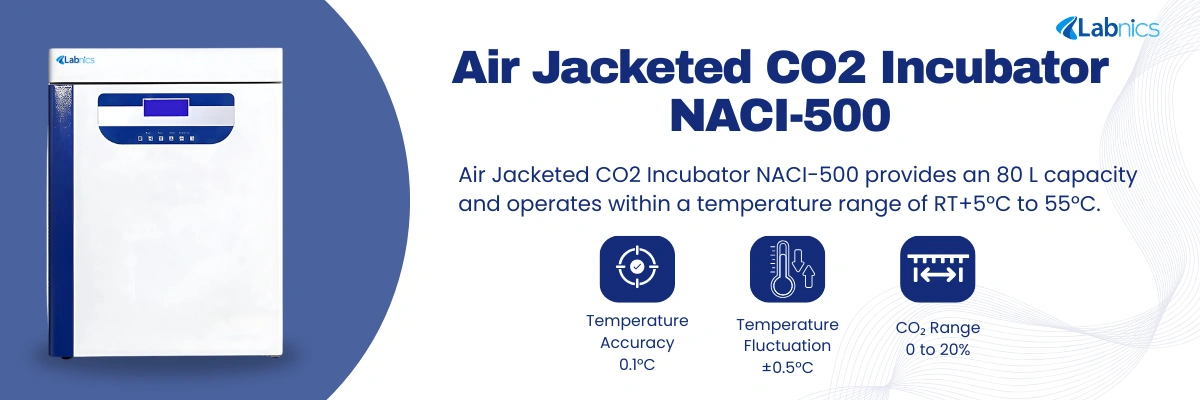 Air Jacketed CO2 Incubator NACI-500