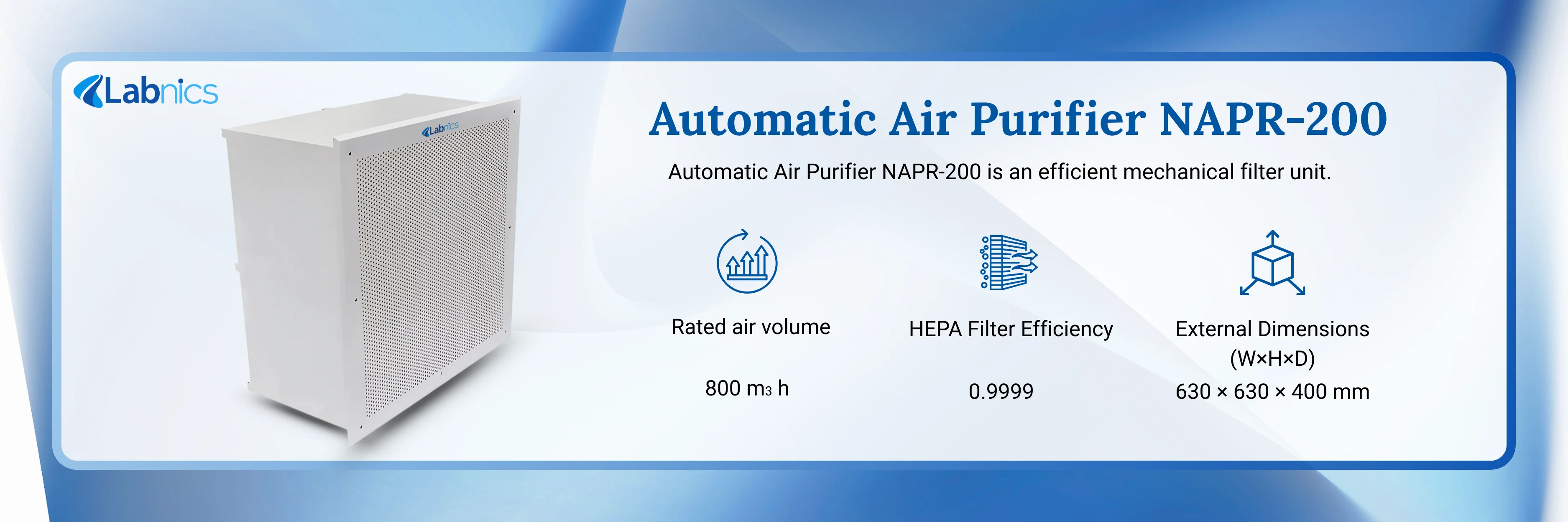 Automatic Air Purifier NAPR-200