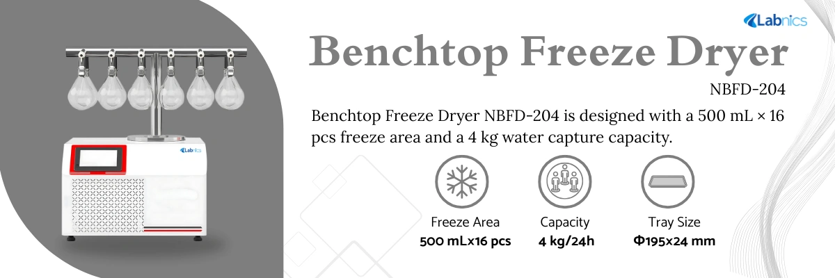 Benchtop Freeze Dryer NBFD-204