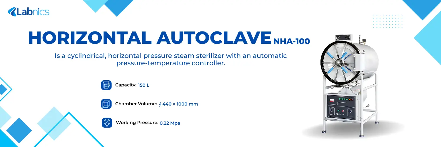 Horizontal Autoclave NHA-100