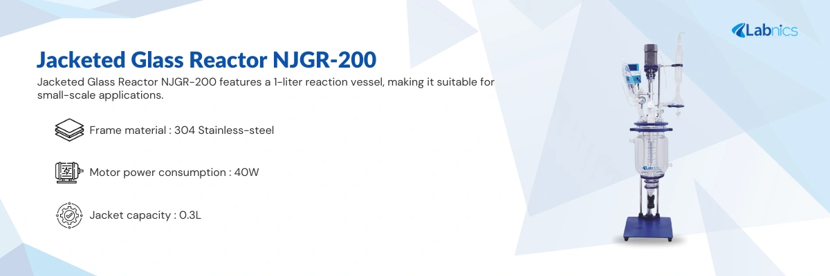 Jacketed Glass Reactor NJGR-200