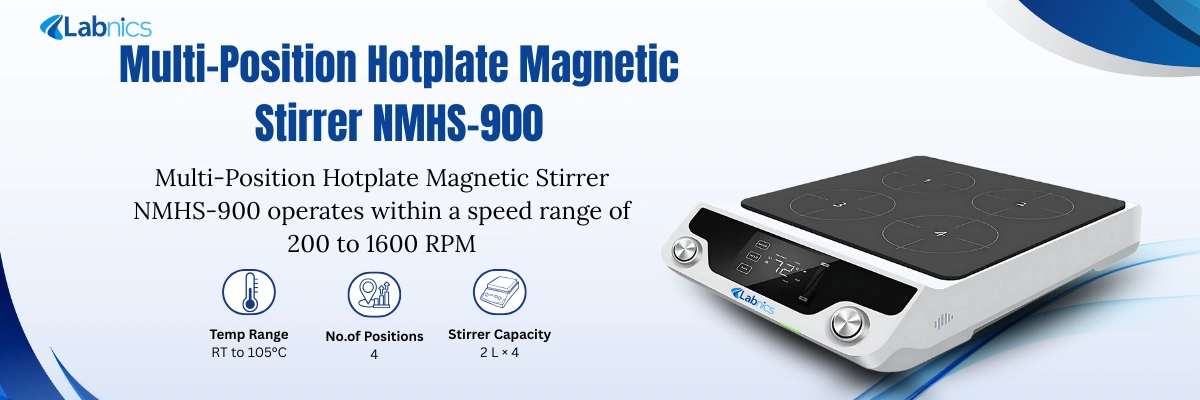 Multi-Position Hotplate Magnetic Stirrer NMHS-900