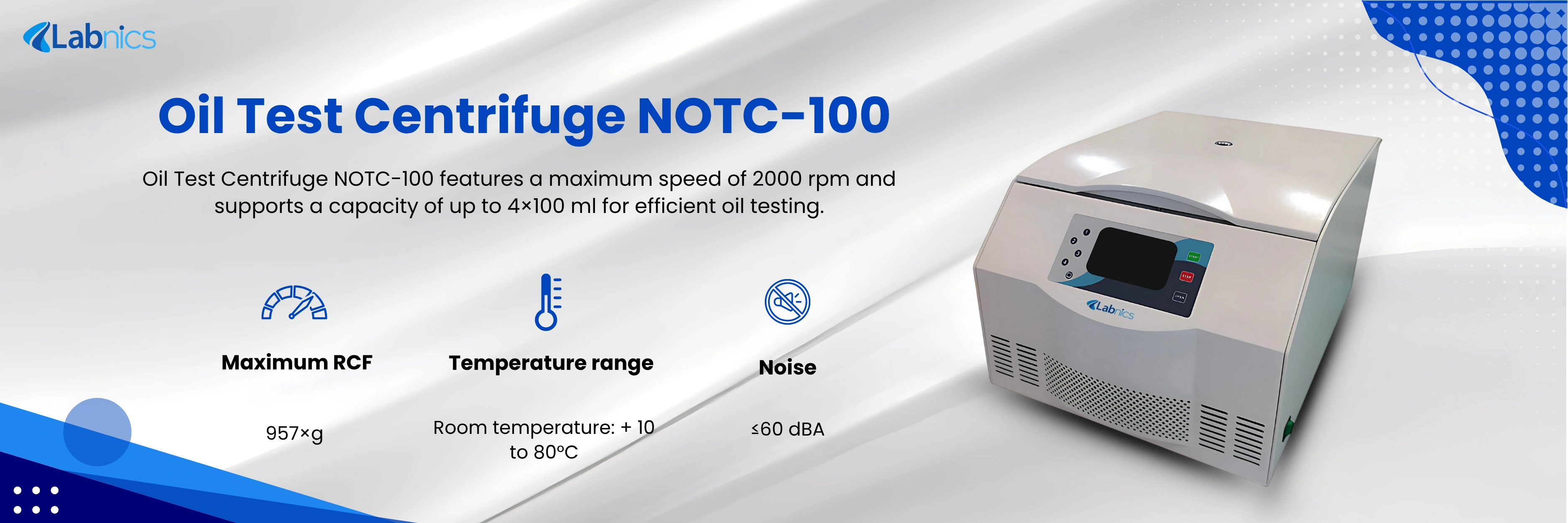 Oil Test Centrifuge NOTC-100