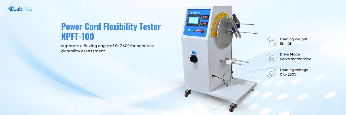 Power Cord Flexibility Tester NPFT-100