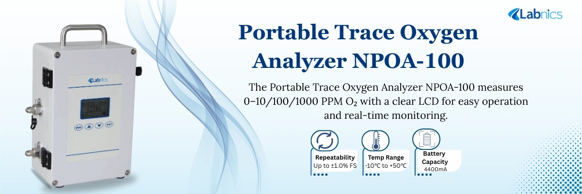 Portable Trace Oxygen Analyzer NPOA-100