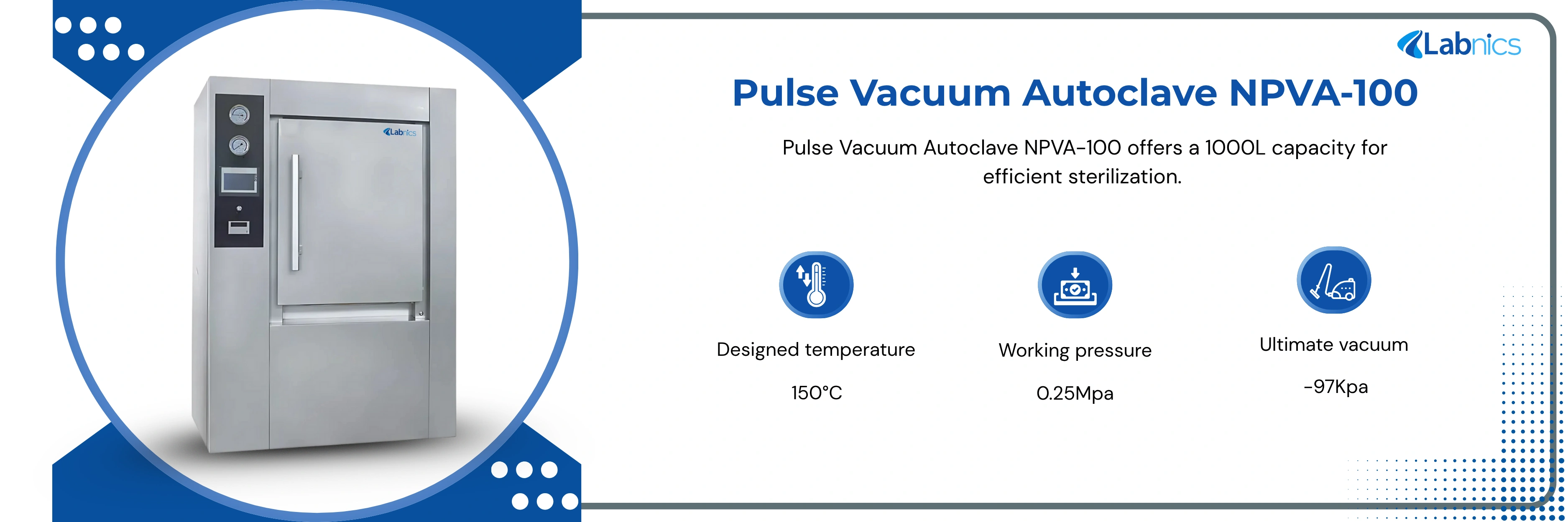 Pulse Vacuum Autoclave NPVA-100