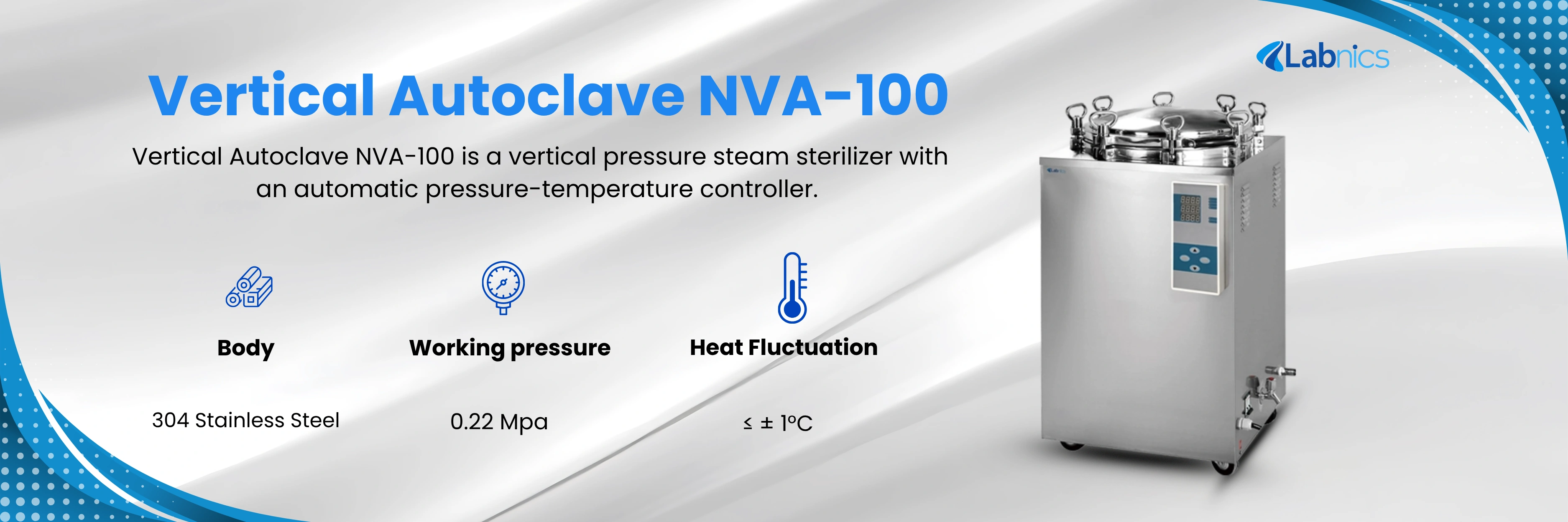 Vertical Autoclave NVA-100