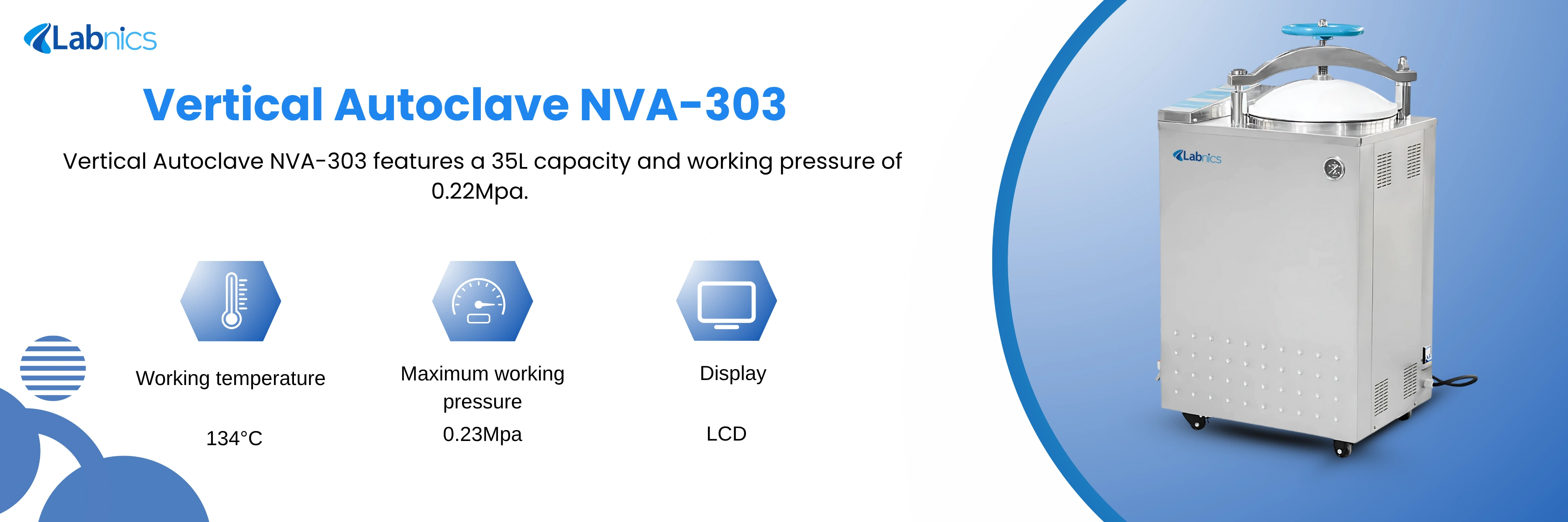 Vertical Autoclave NVA-303