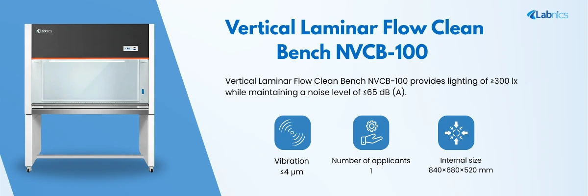 Vertical Laminar Flow Clean Bench NVCB-100
