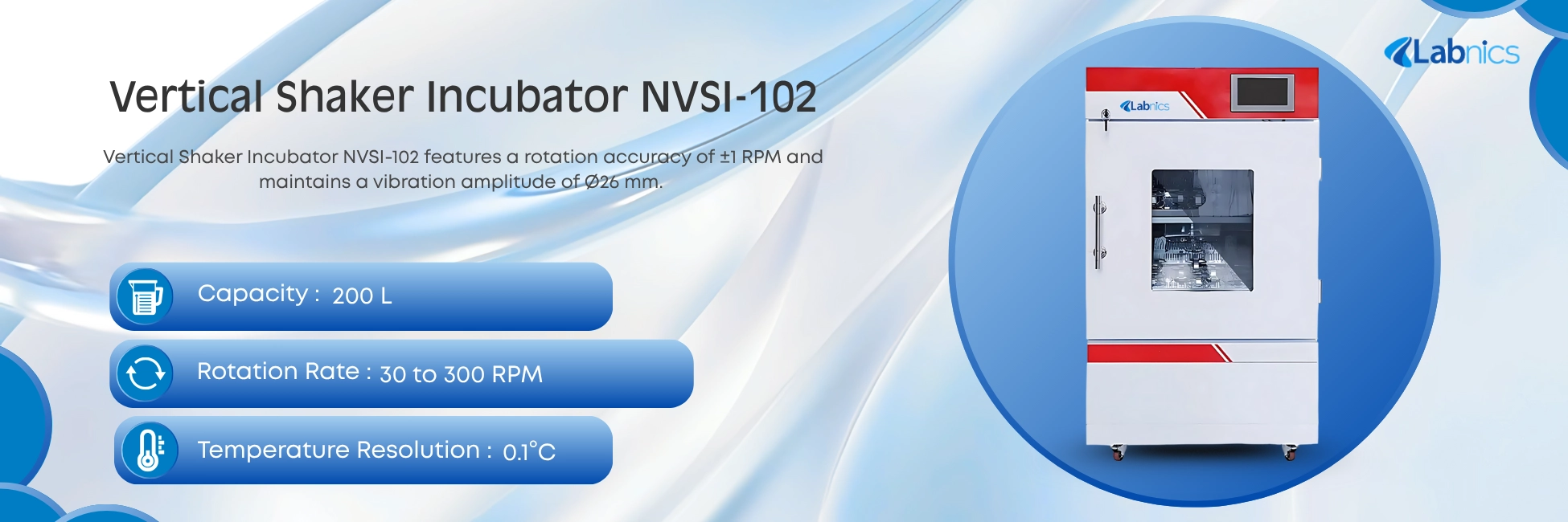 Vertical Shaker Incubator NVSI-102